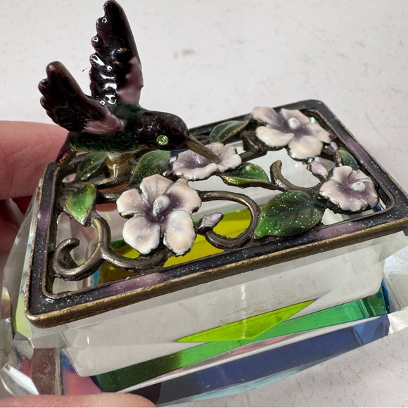 Humming bird trinket box prism - Picture 6 of 12